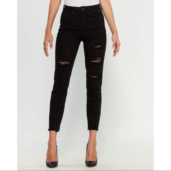 YMI Denim - NWT YMI High Waisted Distressed Ankle Dream Jeans